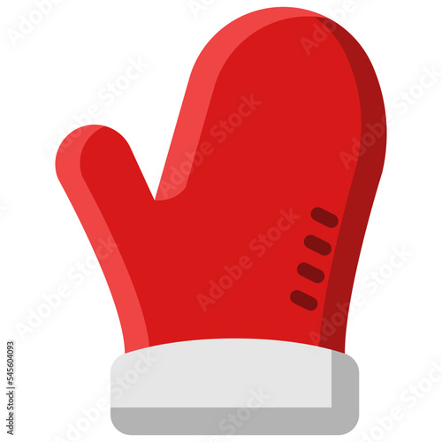 mitten flat icon