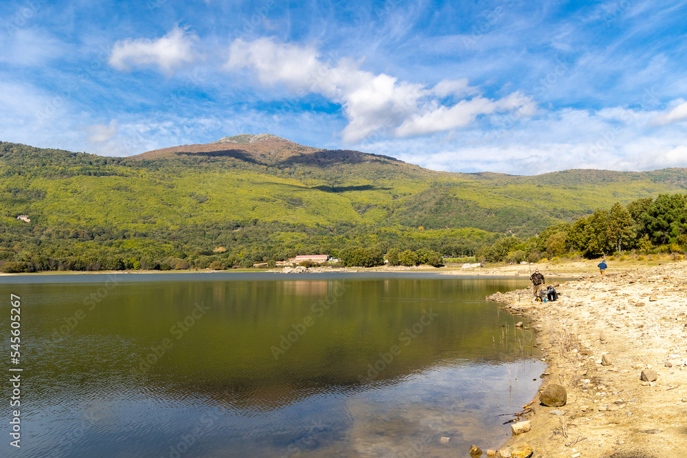 Morales reservoir in Rozas de Puerto Real. Madrid. Spain Morales reservoir in Rozas de Puerto Real. Madrid. Spain