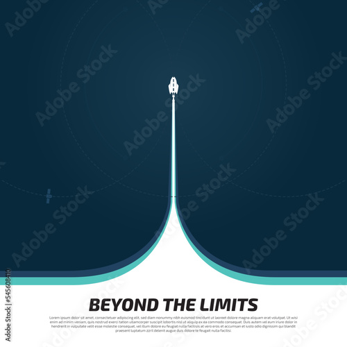 Boost Business Rocket Launcher Poster Design Suitable For Content Digital, Digital Marketing, Marketing Poster, Training Event, Booster Business Success