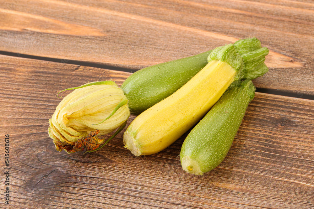 Raw baby organic zucchini heap Raw baby organic zucchini heap