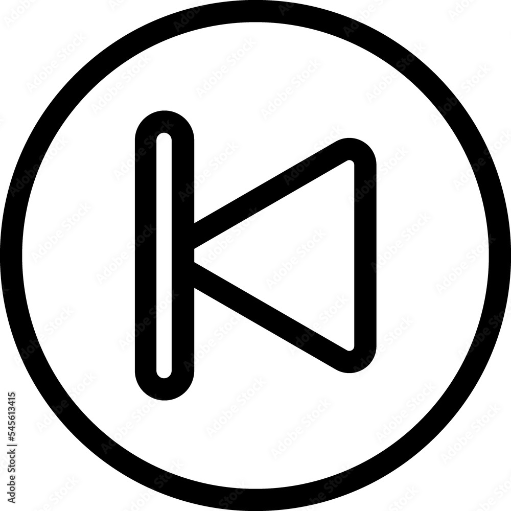 Play button line icon Play button line icon