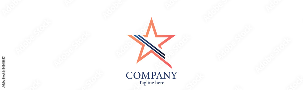 Elegant Star logo with white background, luxury star company logo for business and marketing. Star logo design with luxury gradients. Elegant Star logo with white background, luxury star company logo for business and marketing. Star logo design with luxury gradients.