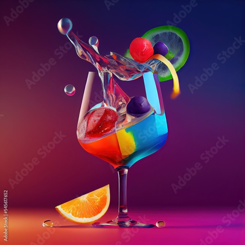 cocktail with cherry