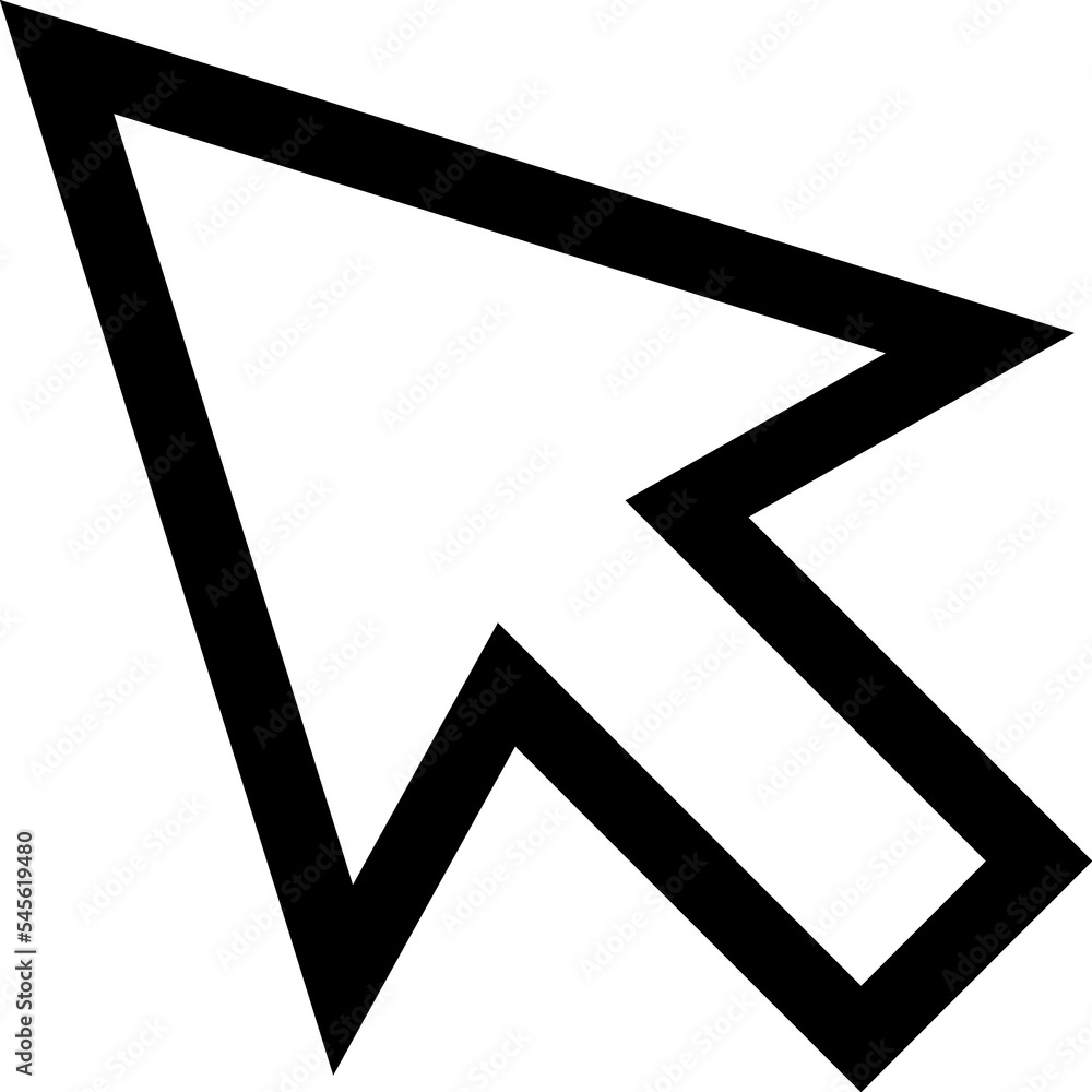 Cursor Click Linear Icon Cursor Click Linear Icon