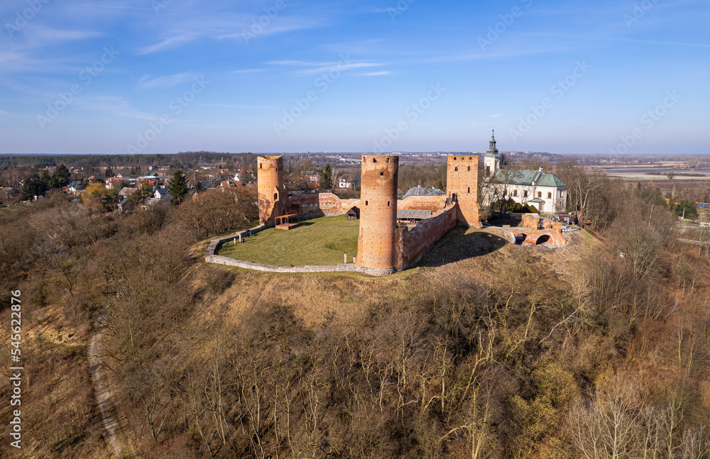 Czersk, castle and surroundings of Masovia, Poland