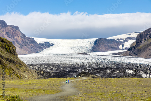 Tableau sur toile Vatnajokull is the largest and most voluminous ice cap glacier in Iceland