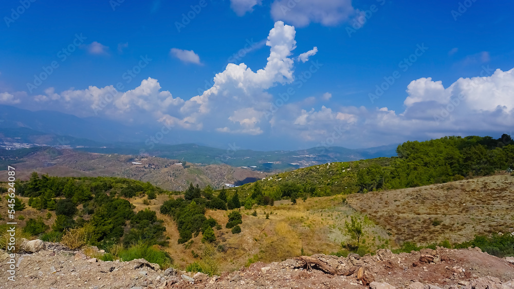 Mountain road in Antalya region, Turkey