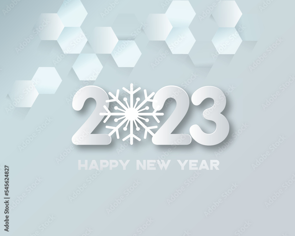 Happy new year 2023. luxury Christmas background design for greeting card, discount poster or sale banner Happy new year 2023. luxury Christmas background design for greeting card, discount poster or sale banner
