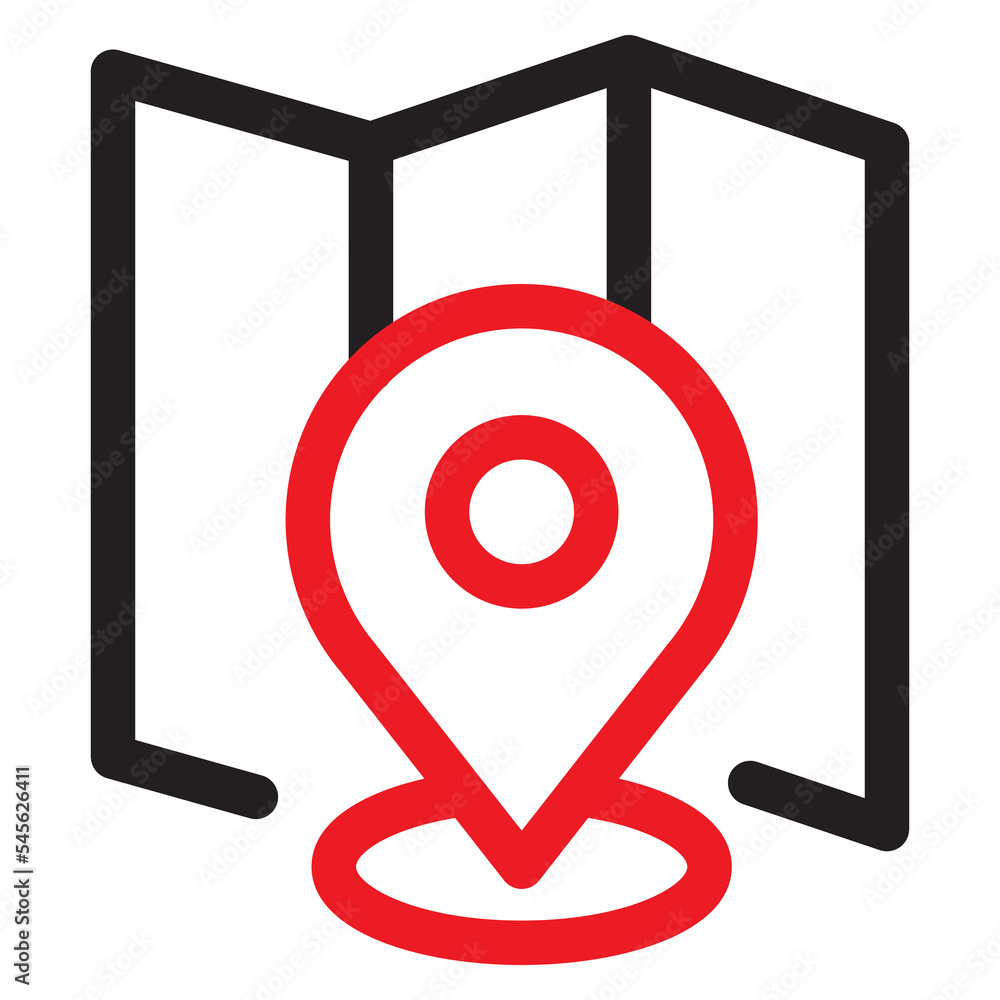 Map with pin, geo locate, pointer icon. maps and navigation vector illustration. Map with pin, geo locate, pointer icon. maps and navigation vector illustration.