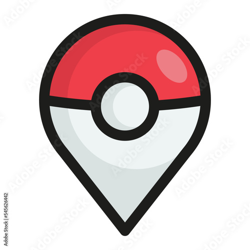 Canvas Print Game gps navigation icon