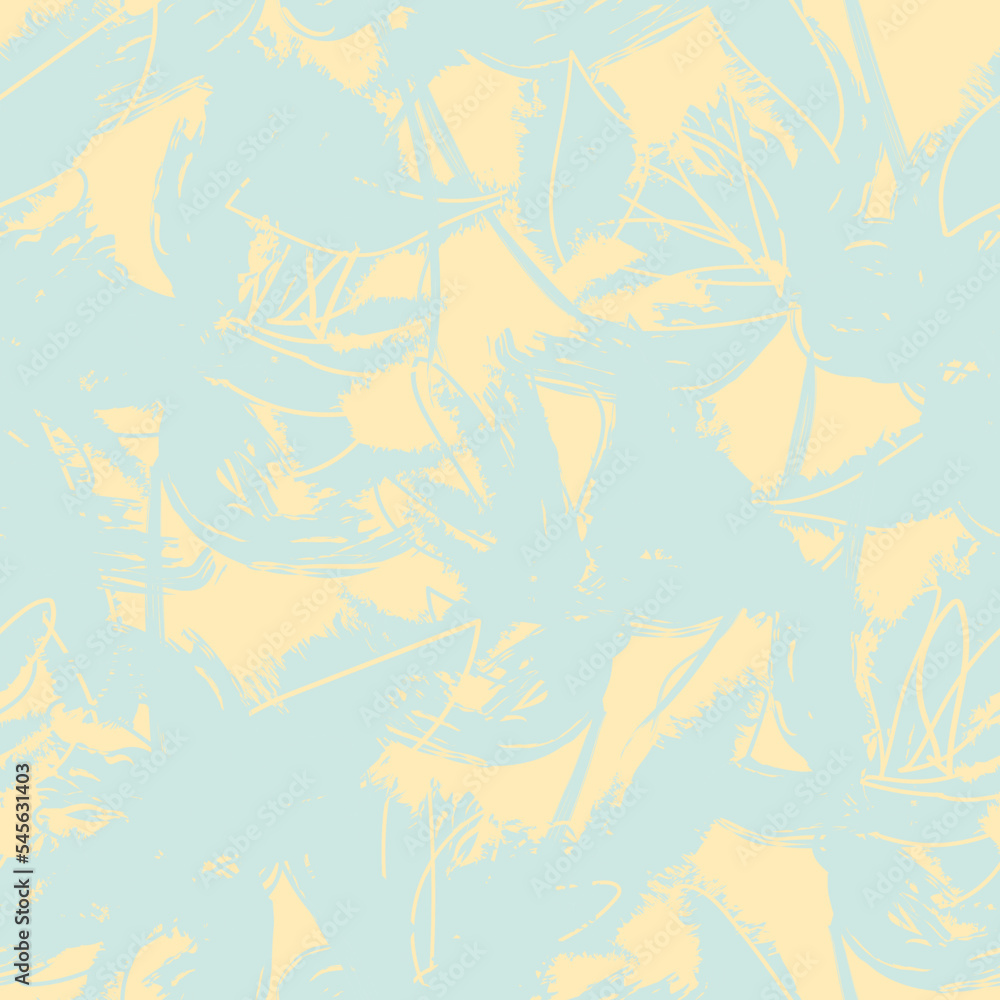 Floral Brush strokes Seamless Pattern Design Floral Brush strokes Seamless Pattern Design