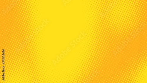 Dots halftone yellow orange color pattern gradient texture  background.