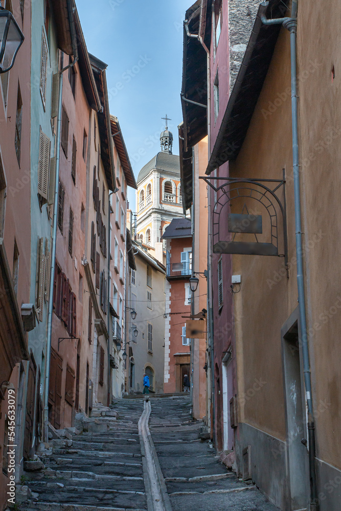 Fototapeta premium Rue Mercerie à Briançon