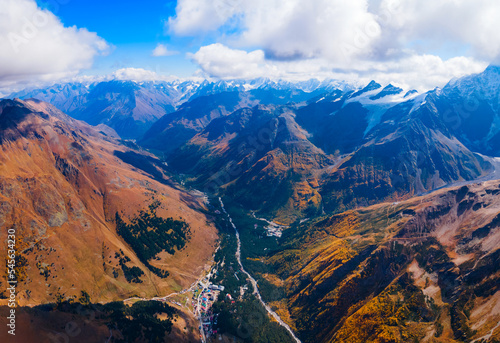 Mountains in Mount Elbrus region, Russia