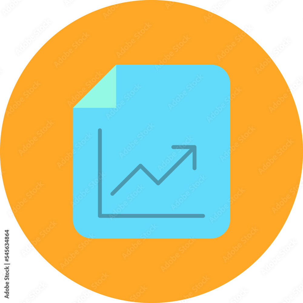 Statistics Multicolor Circle Flat Icon Statistics Multicolor Circle Flat Icon
