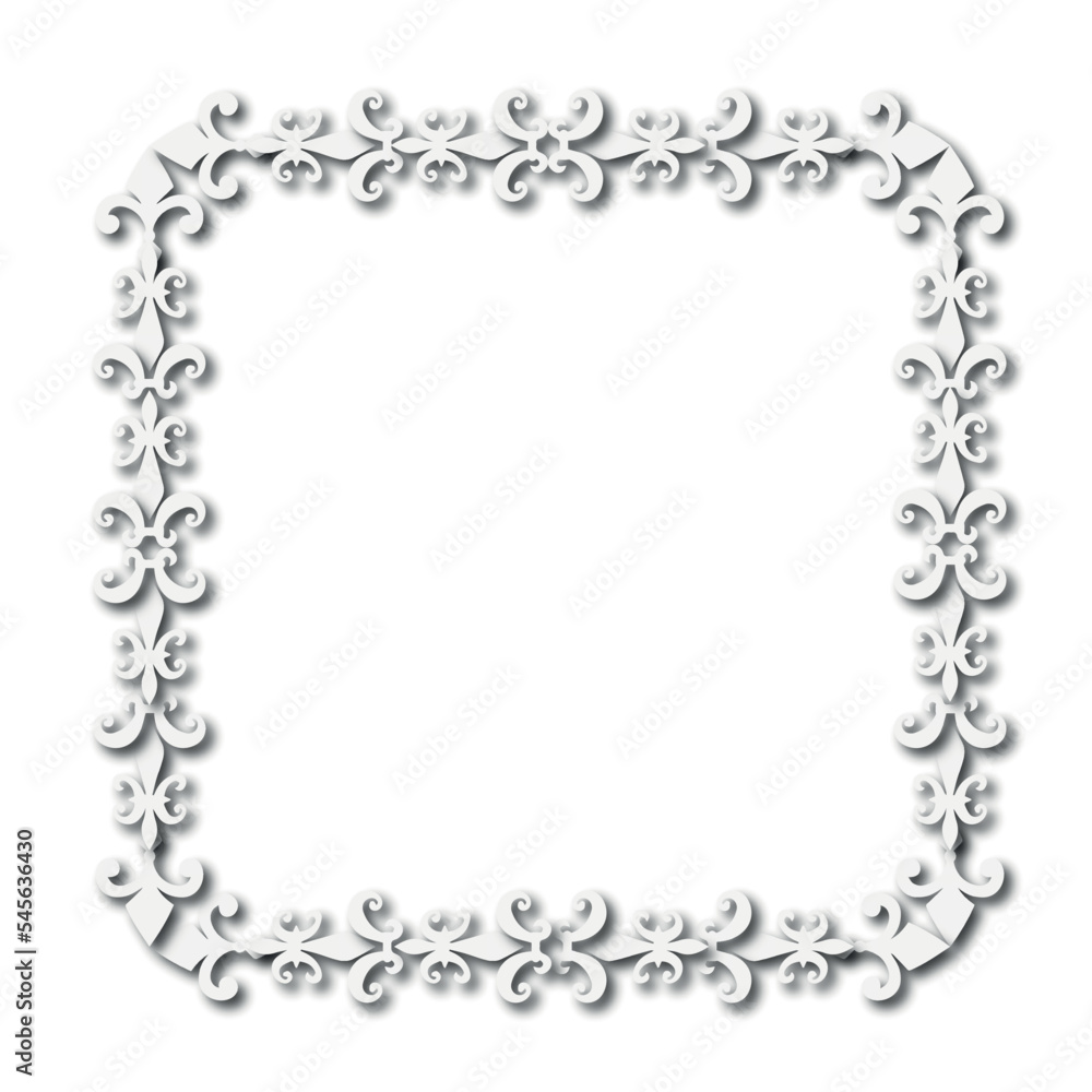 Frame, in the style of an ornament, Vector illustration eps 10, Art. Frame, in the style of an ornament, Vector illustration eps 10, Art.