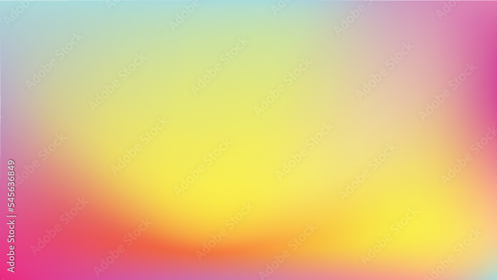 abstract mesh tools gradient blurred in yellow and magenta color background illustration