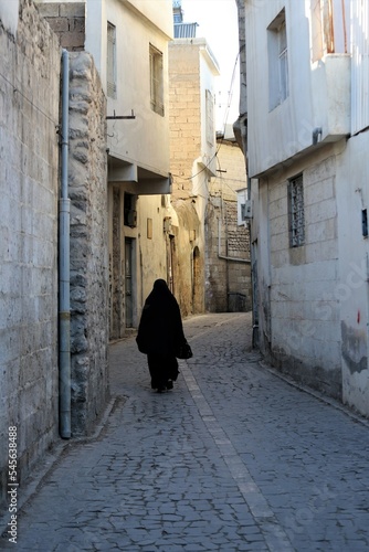 narrow street in the town © MehmetAli