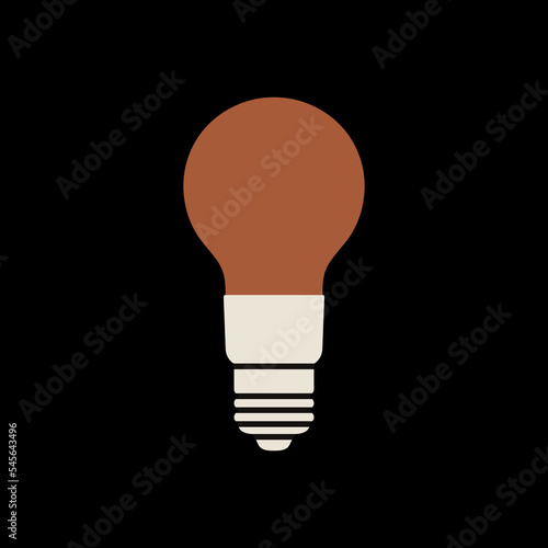 Hand drawn vector illustration of a red safelight. Lamp with a colored filter that doesn't affect photosensitive film or paper. Dark room supplies. Retro film development and photo printing tools.