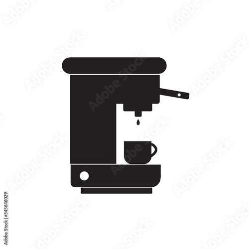 Coffee maker icon isolated on white background
