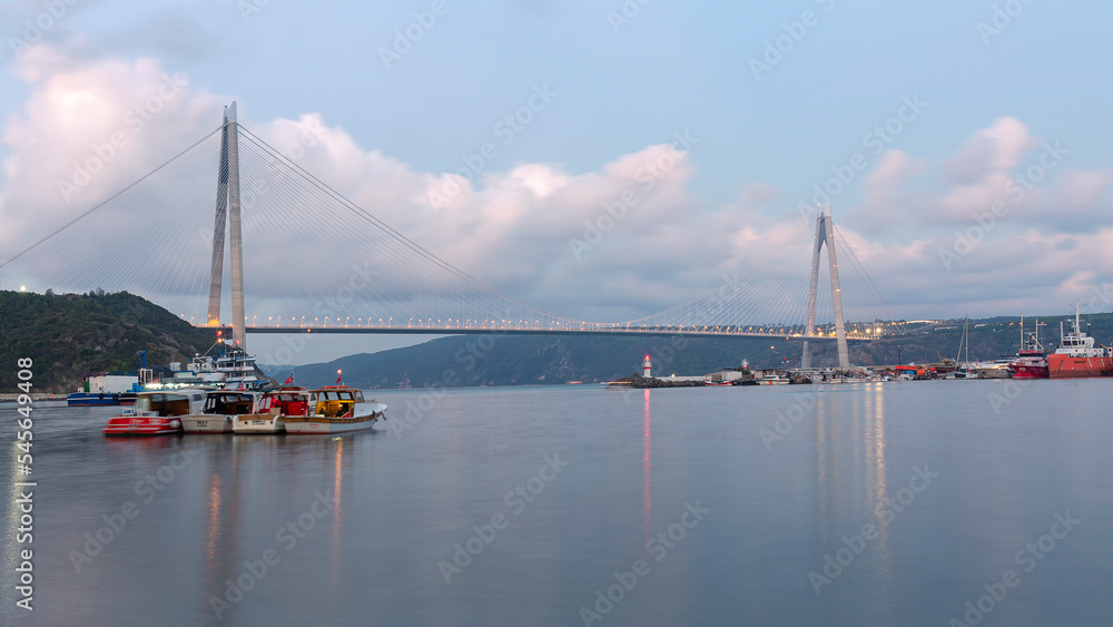 sunrise Yavuz Sultan Selim Bridge