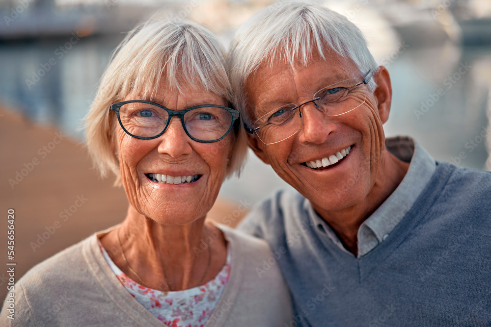 Senior couple on the beach Senior couple on the beach
