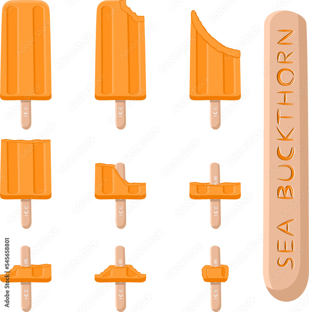 Big set various sweet tasty natural ice cream Big set various sweet tasty natural ice cream