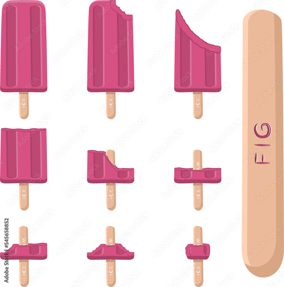 Big set various sweet tasty natural ice cream Big set various sweet tasty natural ice cream