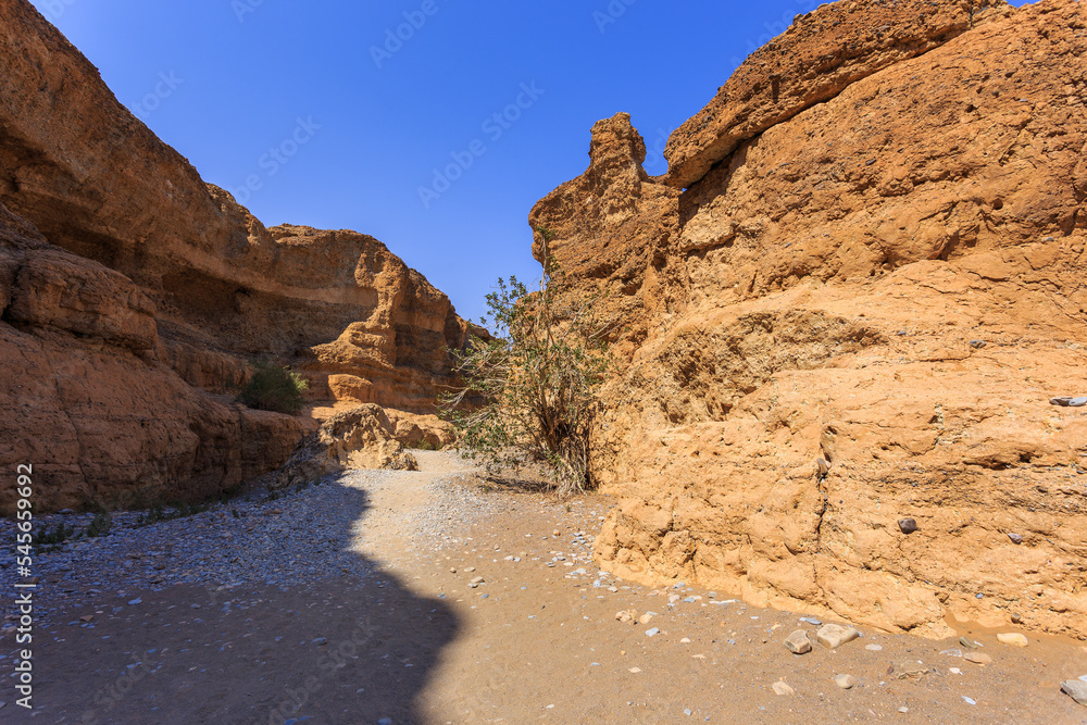 Sesriem Canyon, important attraction Namib Desert. Namibia.