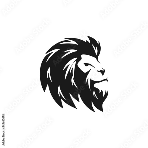 Lion Head Logo Design Vector Illustration Template Idea