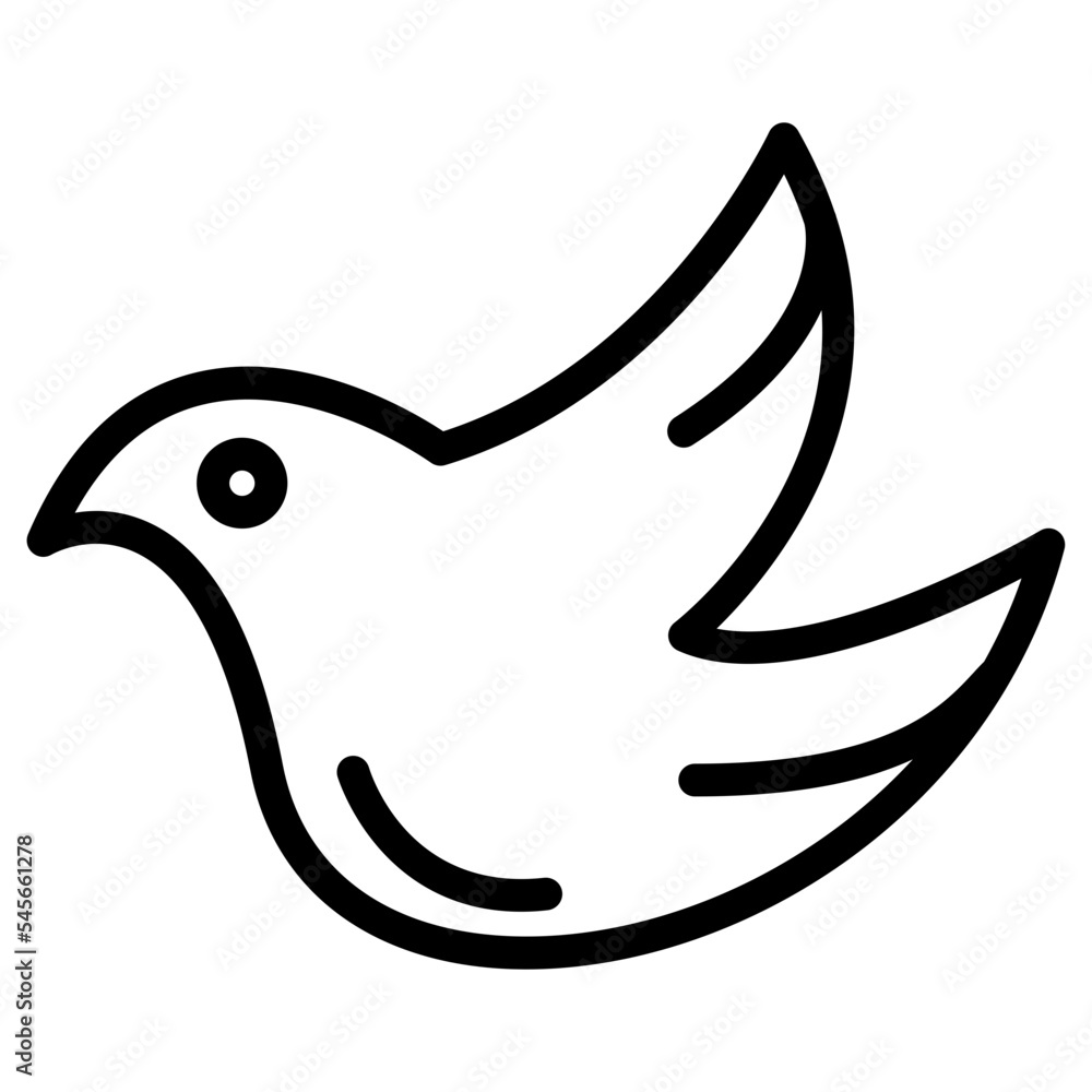 Obraz premium bird cartoon cute icon
