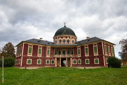 Veltrusy Chateau in autumn time. Czech Republic. photo