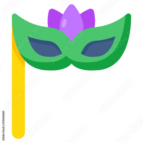 An editable design icon of eye prop