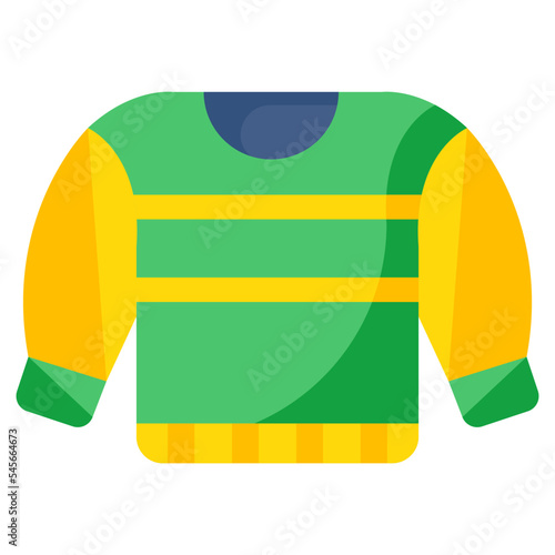 Vector design of winter shirt 