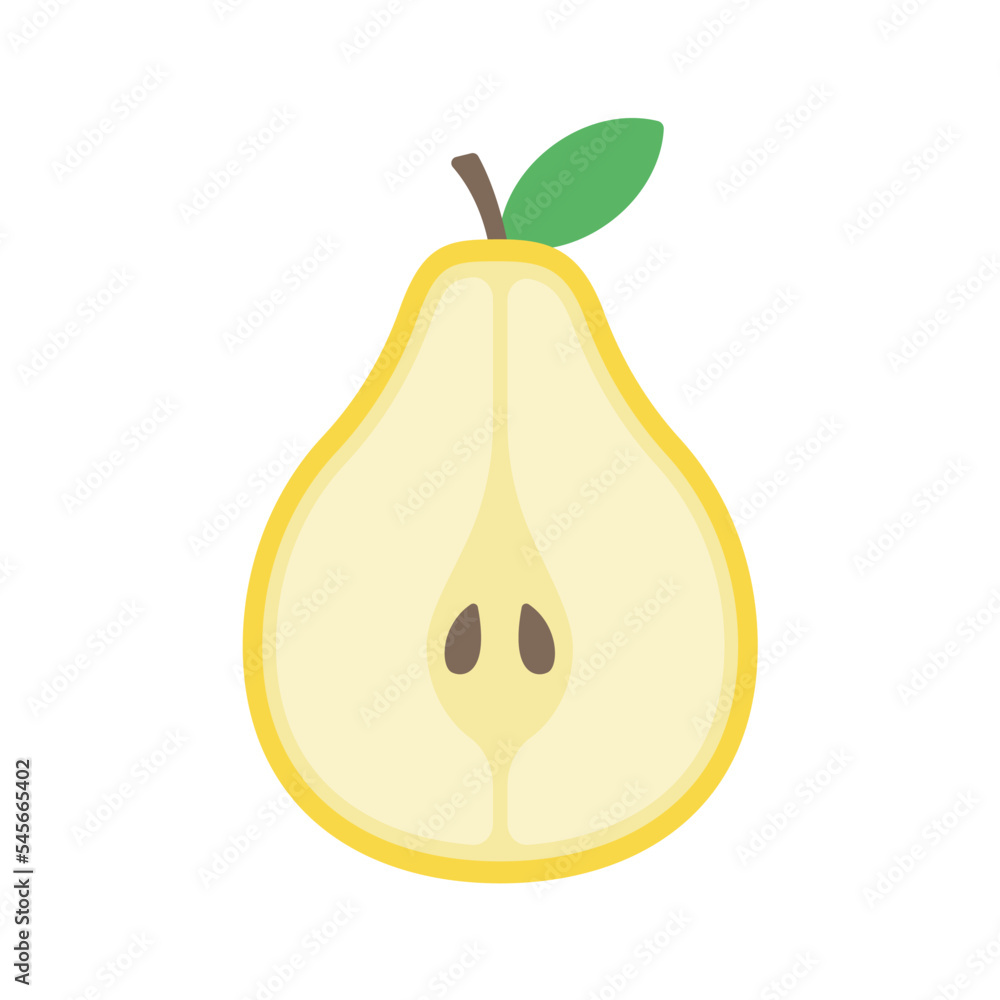 vector pear Sweet, refreshing fruit for vegetarians. vector pear Sweet, refreshing fruit for vegetarians.