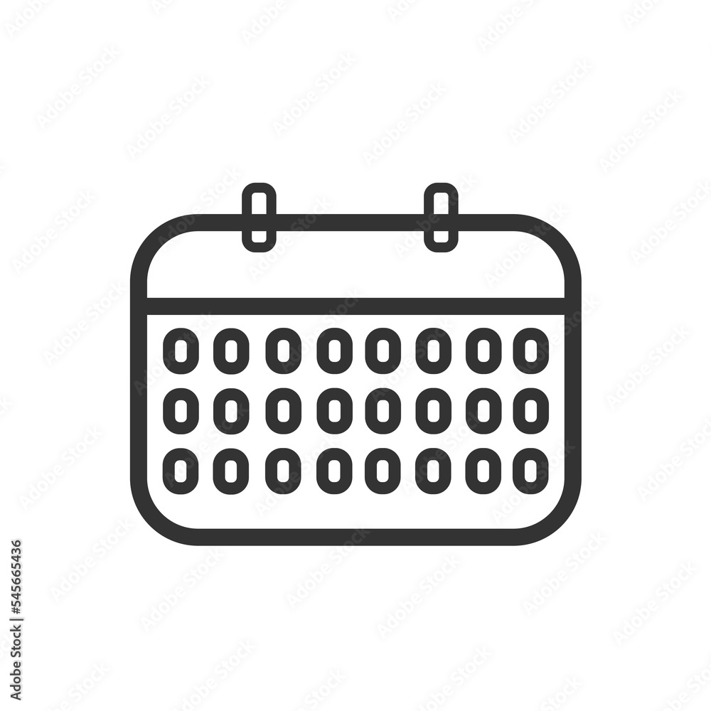 Calendar icon. Date, mount, year vector ilustration. Calendar icon. Date, mount, year vector ilustration.