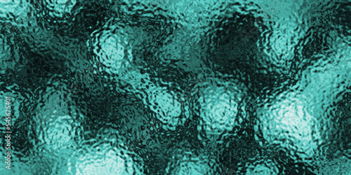 Transparent glass window with drops of water.Frosted glass texture.Blue glass texture background.Light matte surface. Frosted plastic. Vector illustration background.><