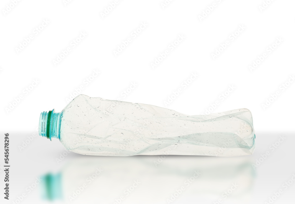 empty plastic water bottle horizontally isolated empty plastic water bottle horizontally isolated