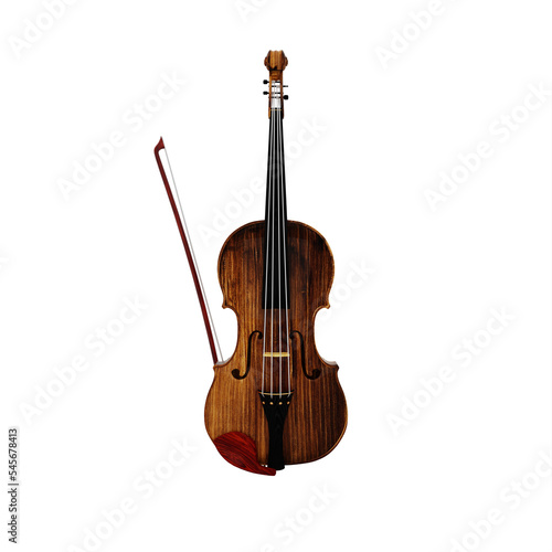 violin isolated 