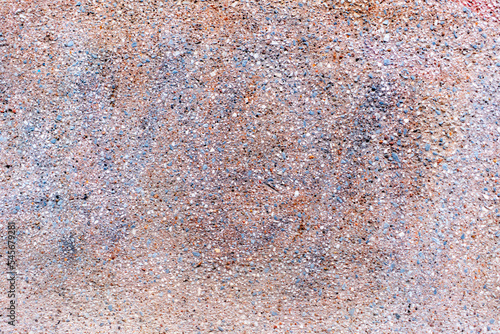 Concrete with small pebbles texture.