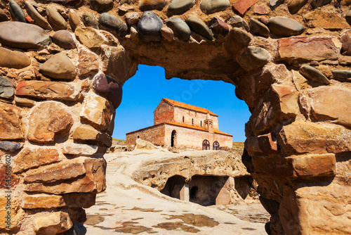 Uplistsikhe ancient rock town in Georgia photo