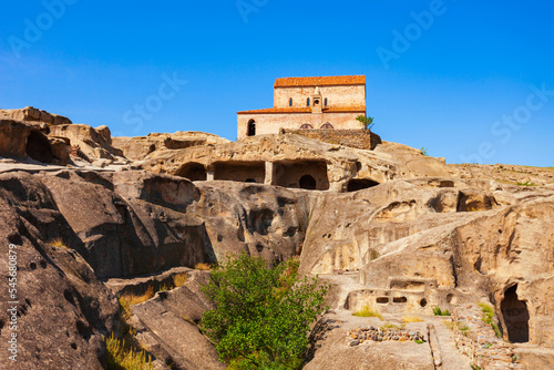 Uplistsikhe ancient rock town in Georgia photo