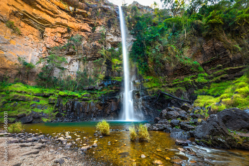 Fototapeta Naklejka Na Ścianę i Meble -  Long exposure of Lone Creek waterfall near Sabie, Mpumalanga, South Africa.