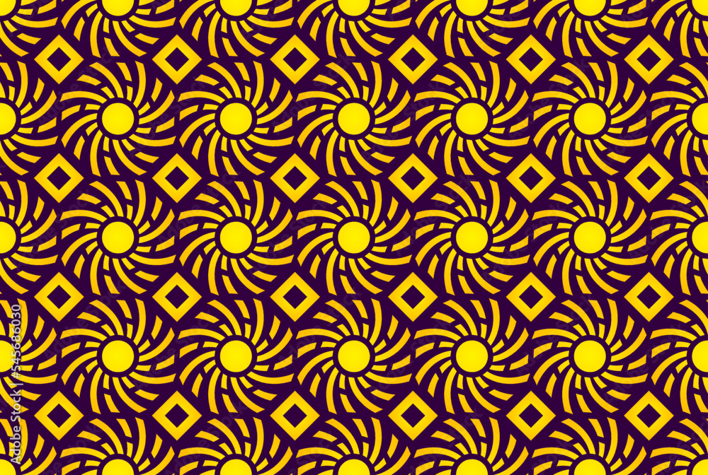 Sun seamless pattern. Repeating abstract pattern with sun symbol. Template for your design projects. Sun seamless pattern. Repeating abstract pattern with sun symbol. Template for your design projects.