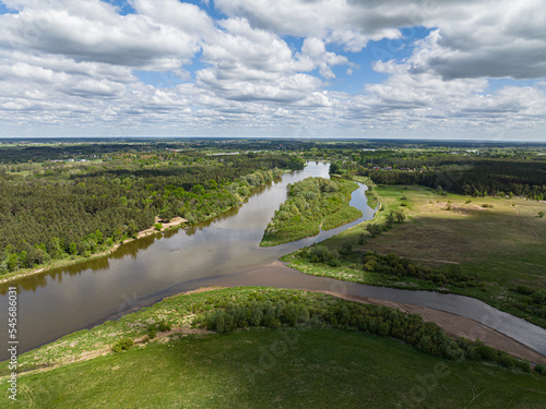 The Liwiec River flows into the Bug River photo