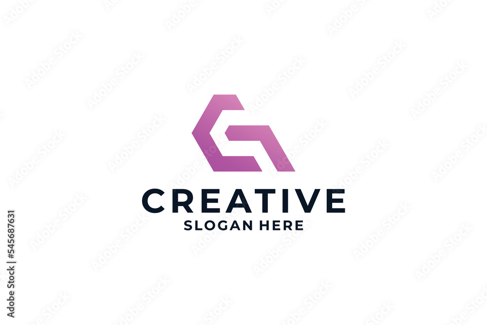 initial letter G logo design with minimal concept. initial letter G logo design with minimal concept.