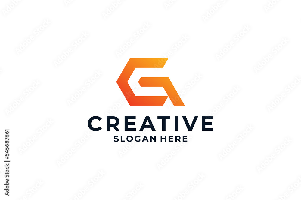 Letter G logo design with creative combination concept. Letter G logo design with creative combination concept.