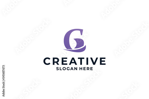 Letter G logo design with creative combination concept.
