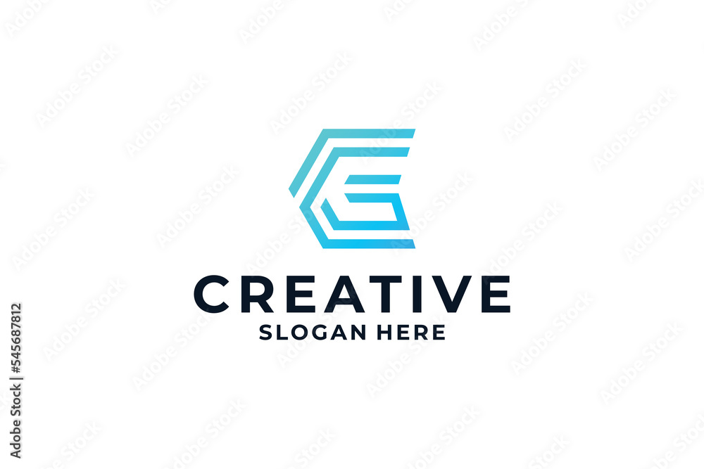 Letter G logo design with creative combination concept. Letter G logo design with creative combination concept.