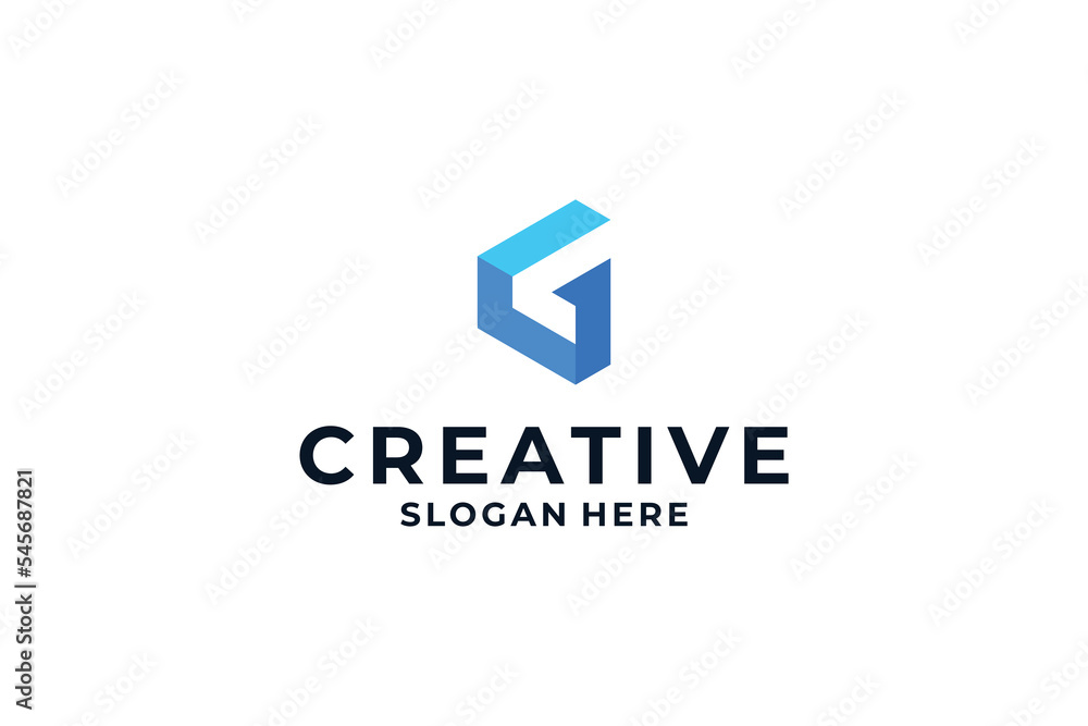 Letter G logo design with creative combination concept. Letter G logo design with creative combination concept.